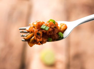 Gevrek Mısır Masala veya chatpata Mısır veya makka, popüler Hint snack