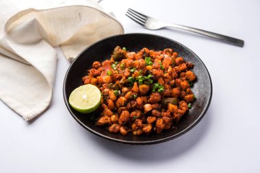 Gevrek Mısır Masala veya chatpata Mısır veya makka, popüler Hint snack