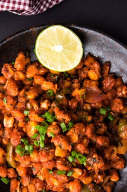 Gevrek Mısır Masala veya chatpata Mısır veya makka, popüler Hint snack