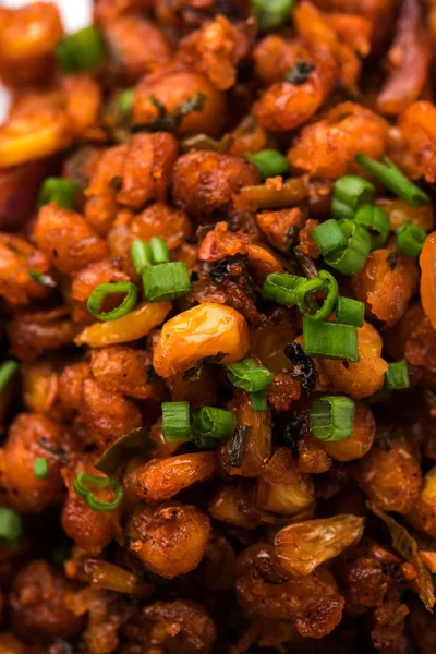 Gevrek Mısır Masala veya chatpata Mısır veya makka, popüler Hint snack