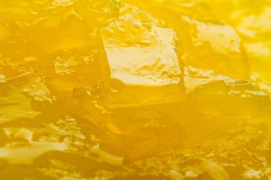 Sarı jöle doku makro yatay