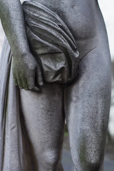 Frau Stein Statue Detail — Stockfoto