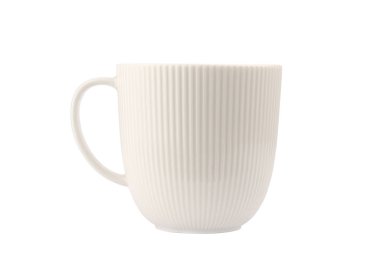 white mug isolated on white background clipart