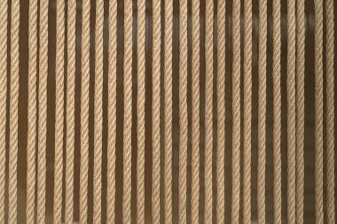 Kahverengi iplerin dokusu