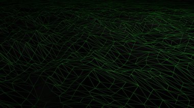 Soyut manzara arkaplanının 3D çizimi