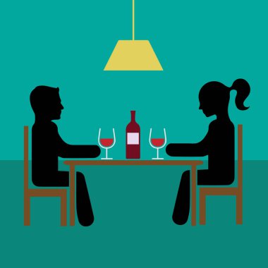 Şarap ile romantik bir akşam yemeği tarihi