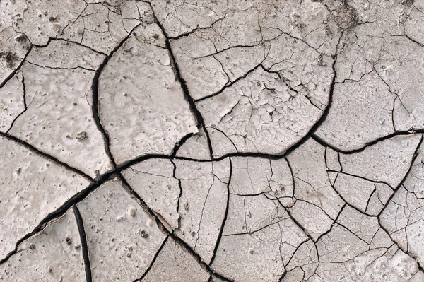 干裂的泥土旱季期间的土壤 背景接近 沙漠的质感 — 图库照片