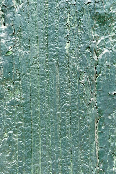 Eski ahşap emaye boya yeşil boyalı — Stok fotoğraf