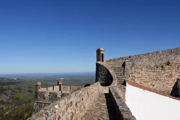 Zdi hradu Marvao, regionu Alentejo, Portugalsko — Stock fotografie