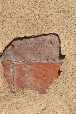 düşen bir çimento yakın çekim