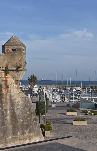 Siłę przybrzeżne miasta Cascais, w Portugalii — Zdjęcie stockowe