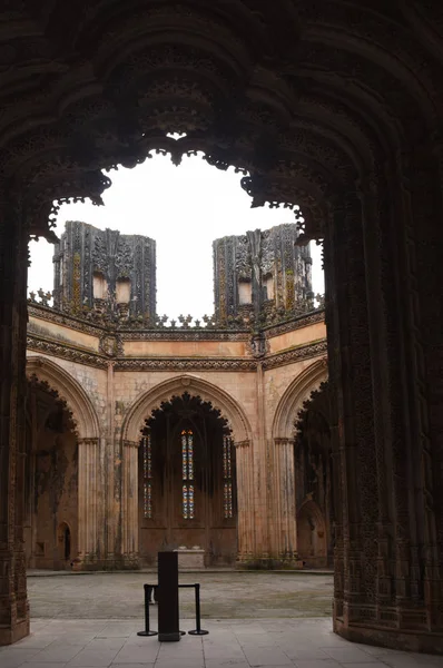 Oavslutade kapell vid klostret i Santa Maria da Vitoria, Batalha — Stockfoto