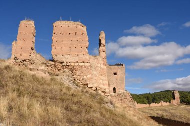 Ana Castle Daroca; Zaragoza Eyaleti, Aragon; İspanya