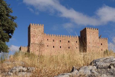 SIGUENZA Kalesi, Guadalajara Eyaleti, Catilla-Leon, İspanya