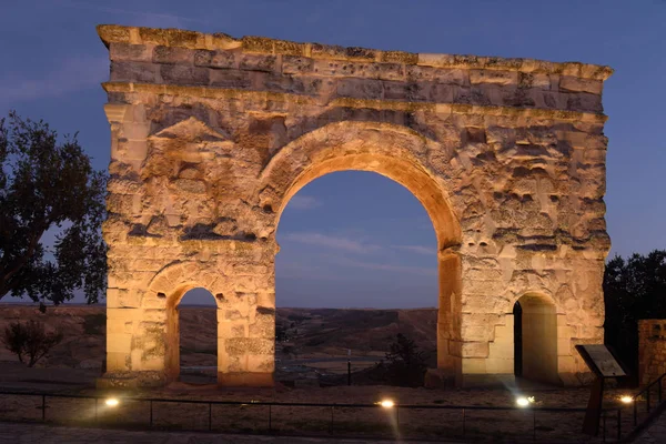 Romersk triumfbåge Medinaceli, (2: a-3: e århundradet), Soria provinsen, — Stockfoto