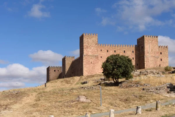 Castle Siguenza, Guadalajara tartományban, Catilla-Leon, Spanyolország — Stock Fotó