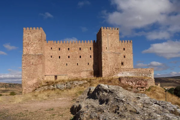 Slott av Siguenza Guadalajara province, Catilla-Leon, Spanien — Stockfoto