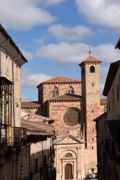 Catedral de Siguenza, provincia de Guadalajara, Castilla-La Mancha, España — Foto de Stock