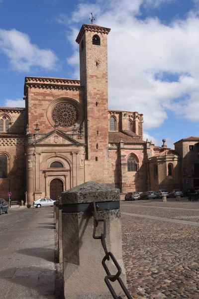 Catedral y Plaza Mayor, Siguenza, provincia de Guadalajara , —  Fotos de Stock