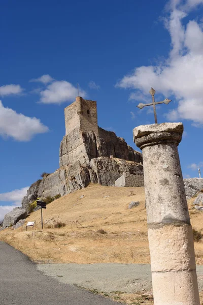 Castillo (Ruta del Cid y Don Quijote), Atienza, provincia de Guadalajara — Foto de Stock