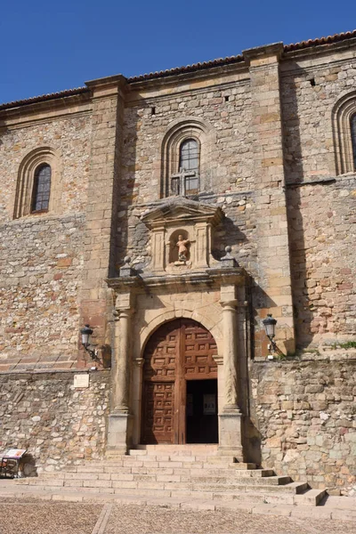 Santa Maria de los Sagrados Corporales church, Daroca; Zaragoza province, Aragon; Spain — Stockfoto