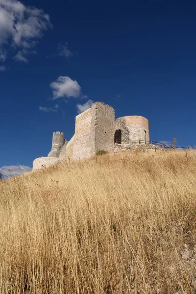 Jadraque kastély Guadalajara tartomány, Castilla-La Mancha, Spanyolország — Stock Fotó