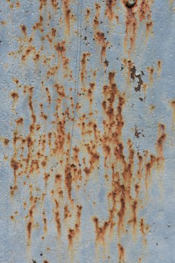 Paslı demir dokusunun yakın çekim