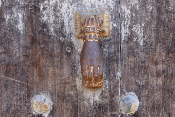 Close-up van een oude knocker — Stockfoto