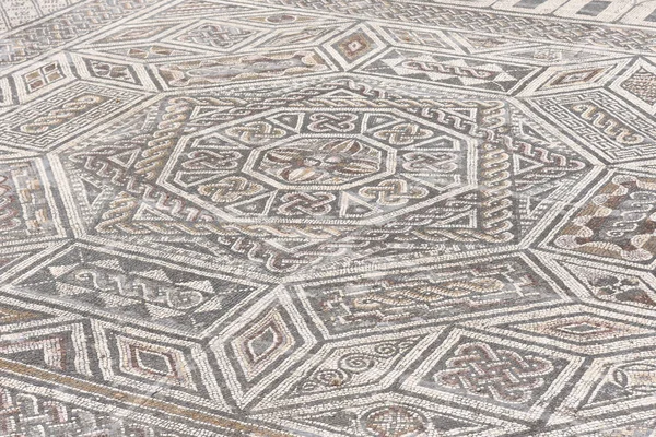 Mosaici di rovine romane dell'antica città di Conimbriga, regione di Beiras, Portogallo — Foto Stock