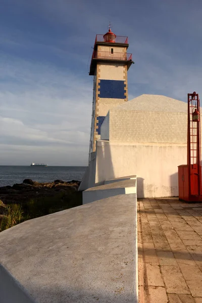 Santa Marta Lighthouse in Cascais, Lisboa region, Portugal — Stock Photo, Image