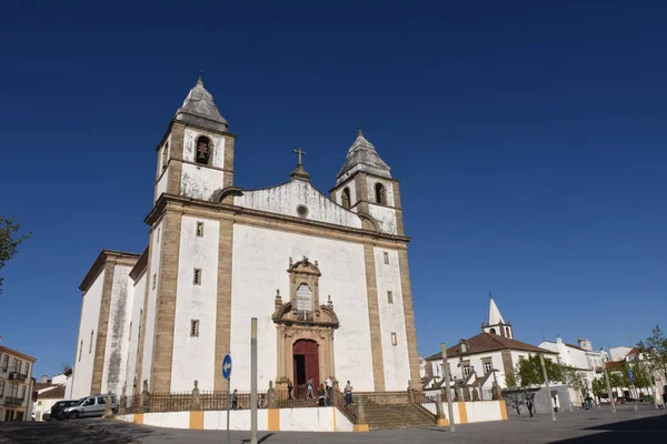 Santa Maria da Devesa, church , Castelo de Vide ,village, Alentejo — Stok fotoğraf