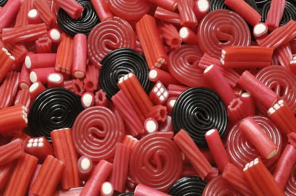 Licorice candy and mix