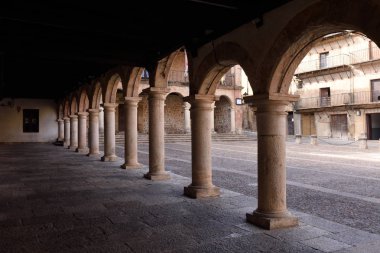 Ana kare ve SIGUENZA, Guadalajara Eyaleti, Cas town hall
