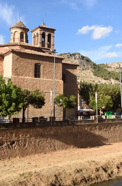 Kerk van Alhama de Aragon, Zaragoza provincie, Aragon, Spanje — Stockfoto