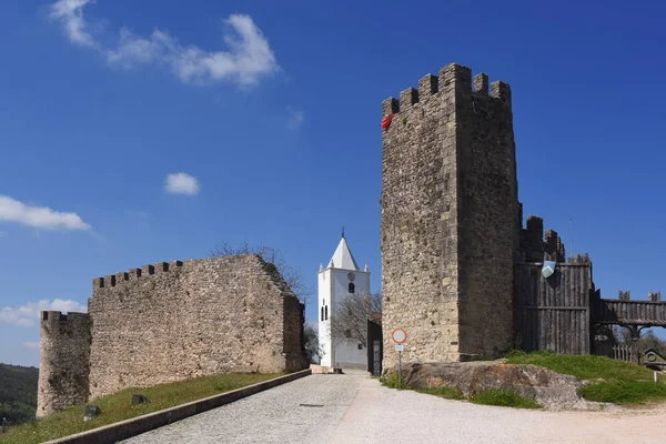 Стіни і Сан-Мігель церкви (15-го століття), панелей, Beiras область, Португалія — стокове фото