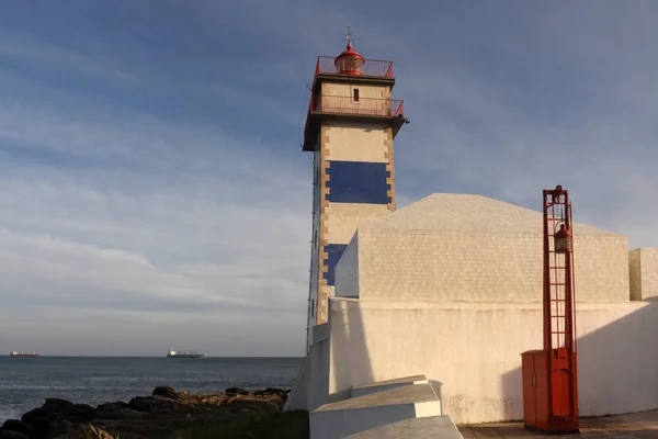 Santa marta maják v cascais, — Stock fotografie