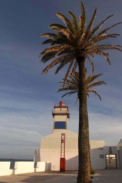 Santa Marta vuurtoren in Cascais, Lisboa regio, Portugal — Stockfoto