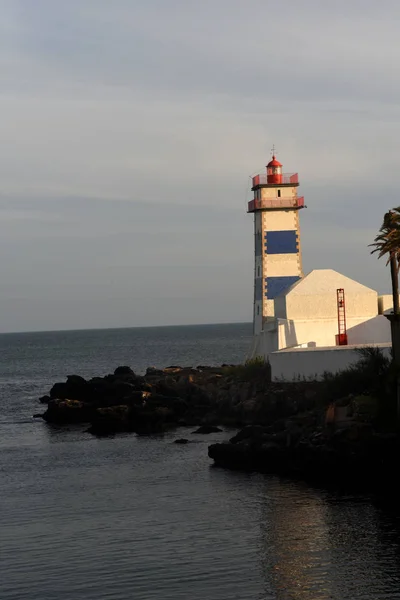 Santa Marta Lighthouse i Cascais, Lisboa region, Portugal — Stockfoto