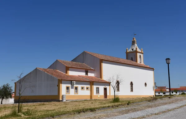 Kilise, Flor da Rosa, Alentejo bölgesi, Portekiz — Stok fotoğraf