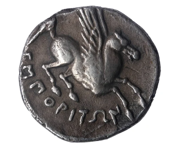 Dracma, Pp Iii století B. C na bílém — Stock fotografie