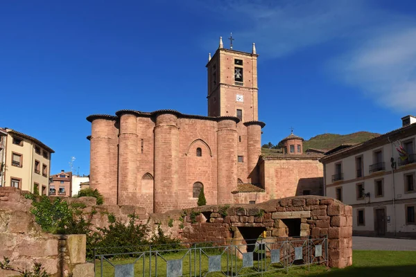 Santa Maria La Real, manastır, Nájera, yol, St. James. La Rioja.