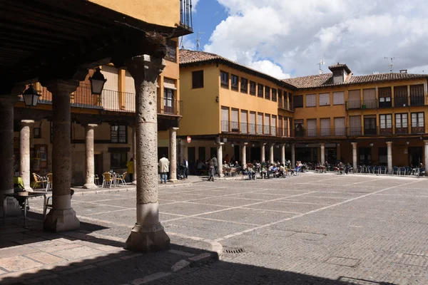 Plaza Mayor de Tordesillas, Valladolid provincia , — Foto de Stock