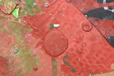 BLOB'ları bir duvar boyama sonra boya