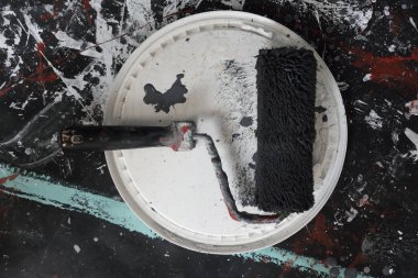 Boya, silindir ve boya kat