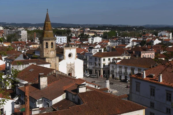 Vy av staden av Tomar, distriktet Santarem, Portugal — Stockfoto