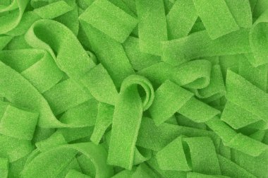 bir yeşil şeker sakızlı yakın çekim