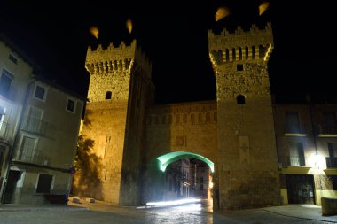 Puerta, baja, Puerta baja, ortaçağ, köy, kasaba, Daroca, Zaragoza, İspanya, Aragon