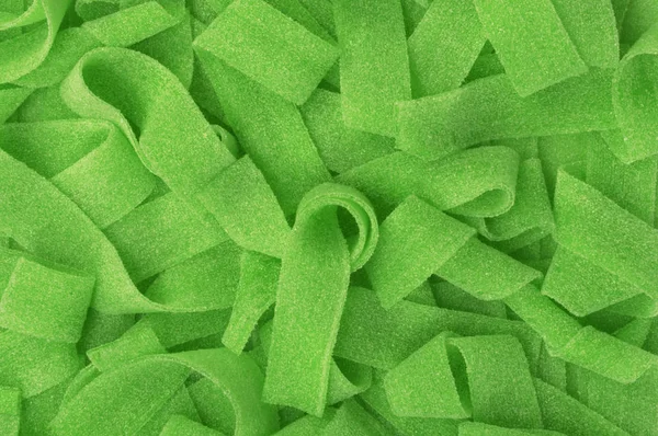 Close up van een groene snoep gummy — Stockfoto