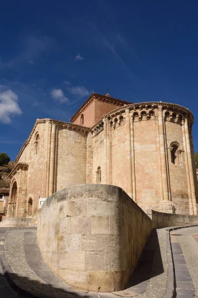 Igreja românica de San Miguel ou San Valero, Daroca. Zaragoza, Aragão, Espanha (século XIII) ) — Fotografia de Stock