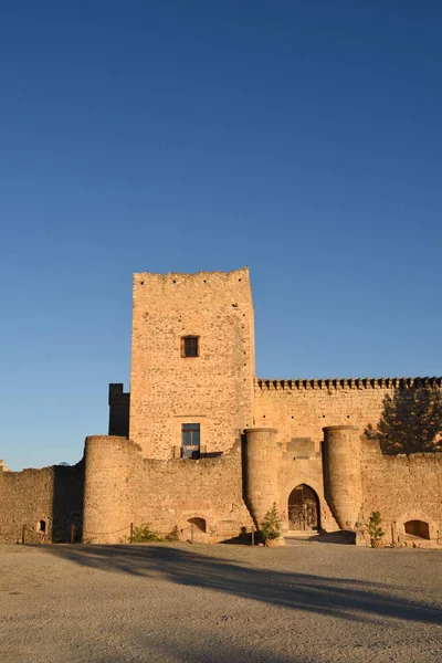 Pedraza vár, Segovia tartomány, Castilla-Leon, Spanyolország — Stock Fotó